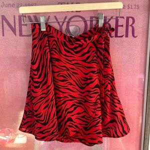 SUNDAY BEST ZEBRA WRAP SKIRT